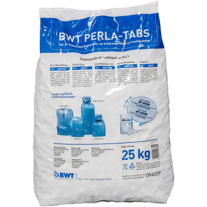 Palette Salina Regeneriersalz tabletten 40 Säcke x 25kg (1000kg