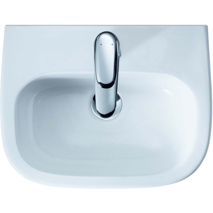 Chậu rửa Duravit D-Code 0705450000 45 x 34 cm, c&oacute; tr&agrave;n, m&agrave;u trắng