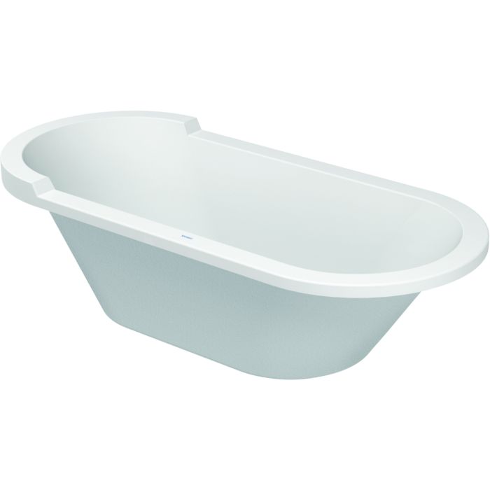 Duravit Oval bathtub Starck 180 x 80 cm, white, builtin version
