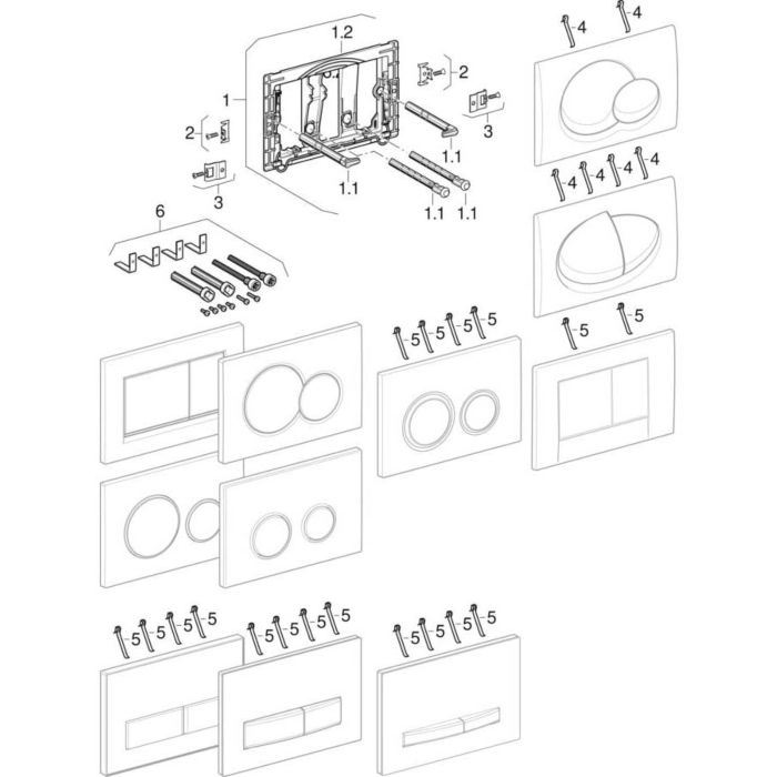 Geberit-Sigma-50-flush-plate- 