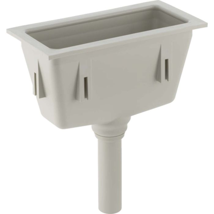 Geberit funnel 352389081 O 50 mm, rectangular, with valve strainer ...