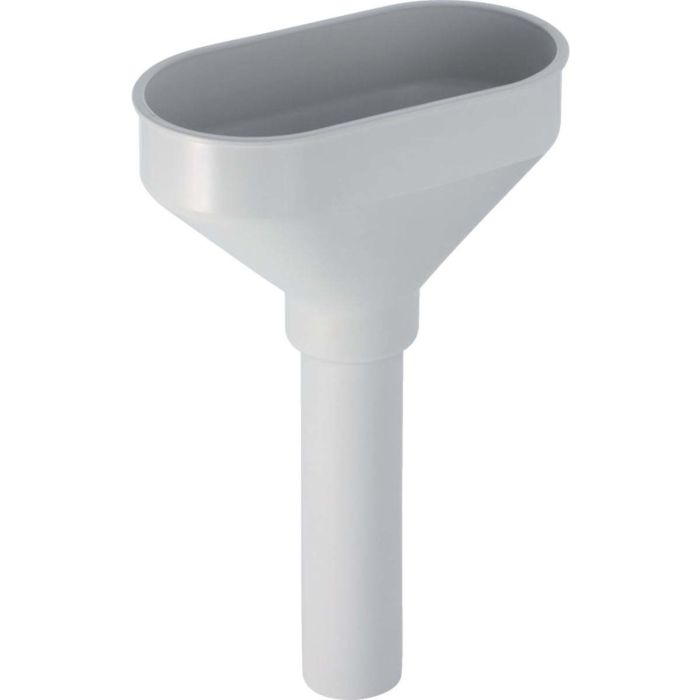 Geberit funnel 152378111 O 40 mm, oval, with valve sieve, plastic, white