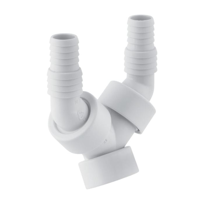 Doppelter Abflussanschluss Mit Rückschlagventil - Für Waschmaschine Und Trockner