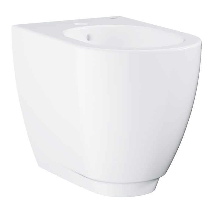Grohe Essence Bathroom Ceramics Stand Bidet 3957500h Alpine White Pureguard 1 Tap Hole With Overflow