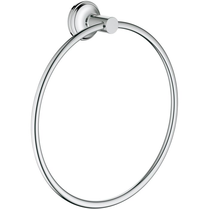 Grohe Essentials Authentic towel ring 40655001 chrome, concealed fixing