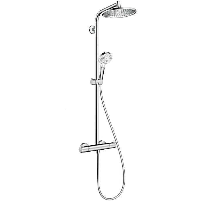 Hansgrohe Crometta S 240 Showerpipe Chrome 1jet O 24 Cm