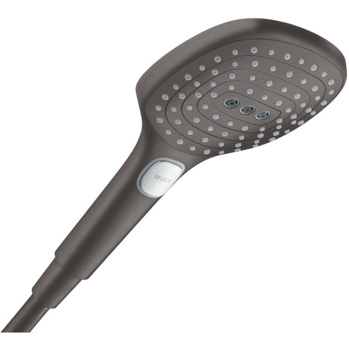 Hansgrohe Raindance Select E Hand Shower Dn 15 3jet Shower Head O 1 Mm Brushed Black
