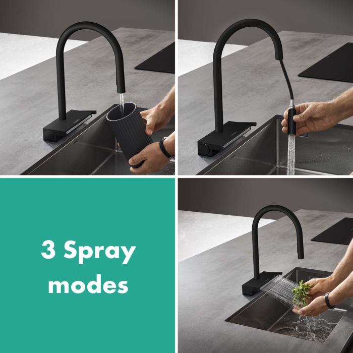 hansgrohe Aquno Select M81 kitchen mixer 73837670 with pull-out 