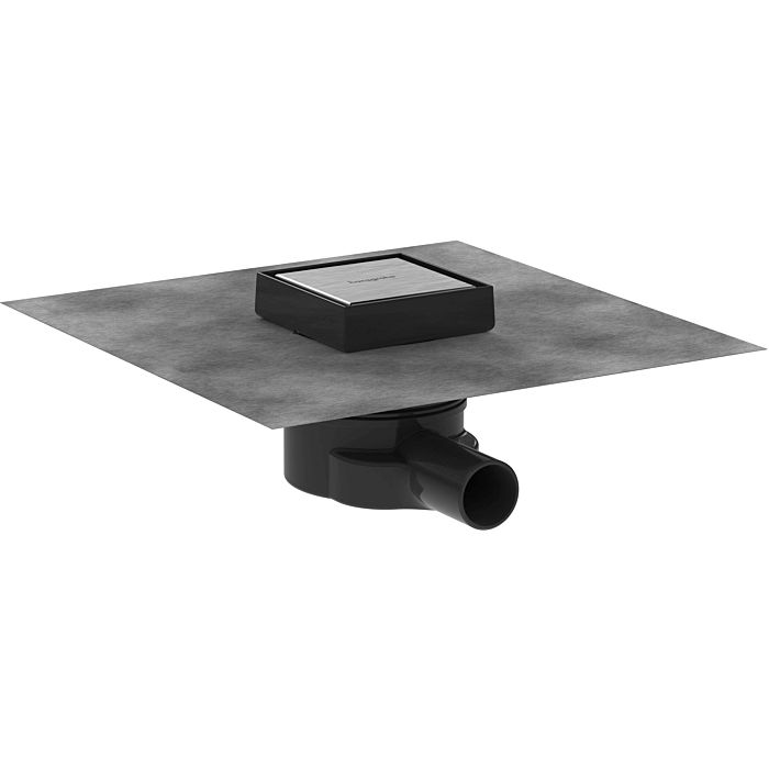 Desagües de ducha: RainDrain Point, Set completo de desagüe de ducha 100/100 con parte posterior alicatable, ref. 56247800