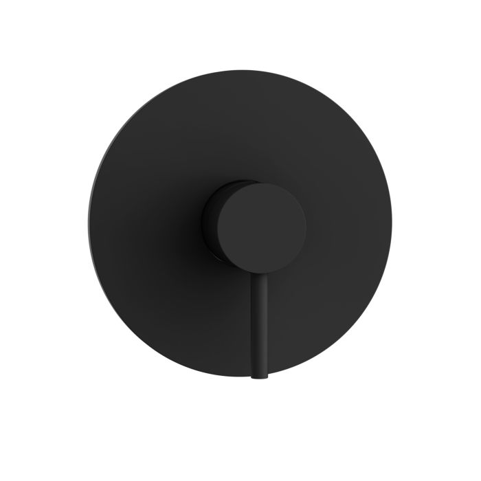 Herzbach Siro shower fitting 30.120555. 2000 .12 matt black, concealed