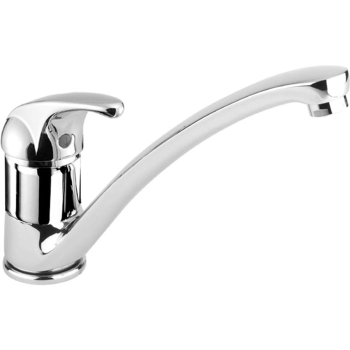 Herzbach Largo Kitchen Faucet 52145200101 Chrome Low Pressure Cast Spout Swiveling
