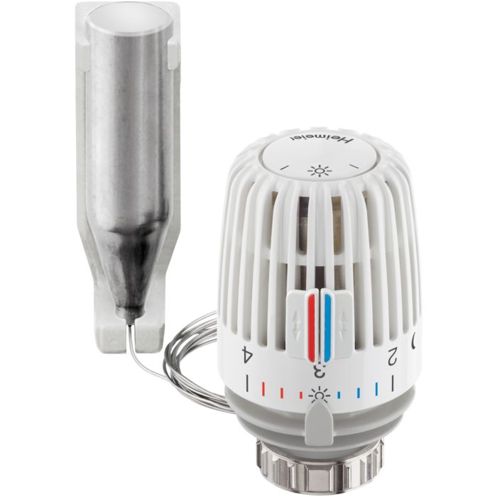 Heimeier thermostatic head K 600200500 white, remote sensor and 2m capillary tube