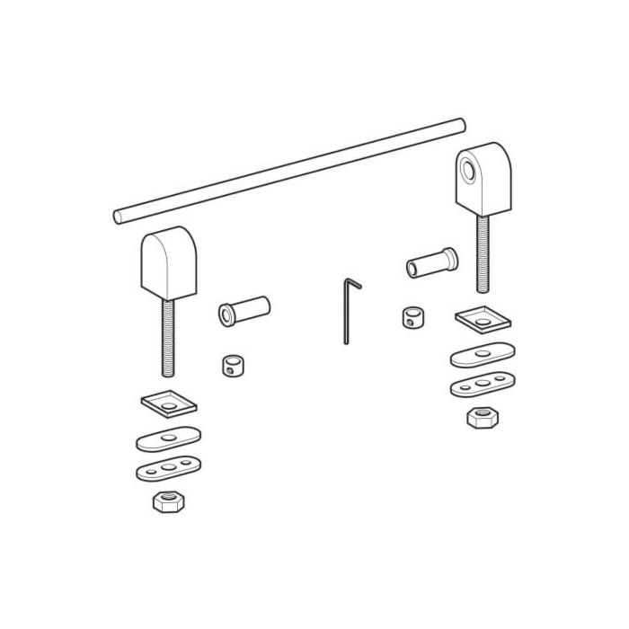 Geberit hinge set 598070000 for WC seat