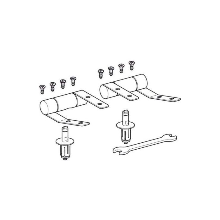 Geberit hinge set 598181000 for WC seat