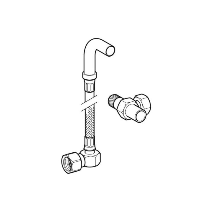 Geberit flushing hose for urinal control 599070000 type 500, flurinal