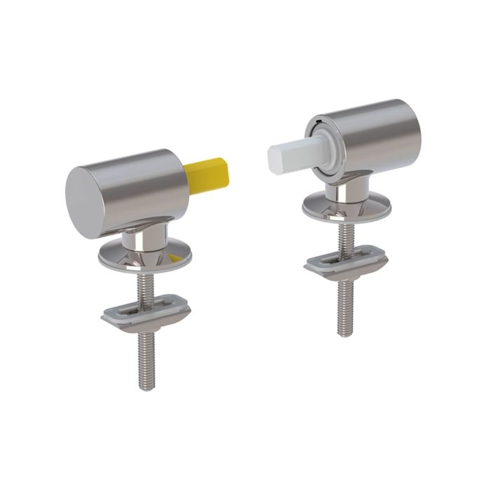 Geberit hinges 598035000 soft close, chromeplated, for WC seat