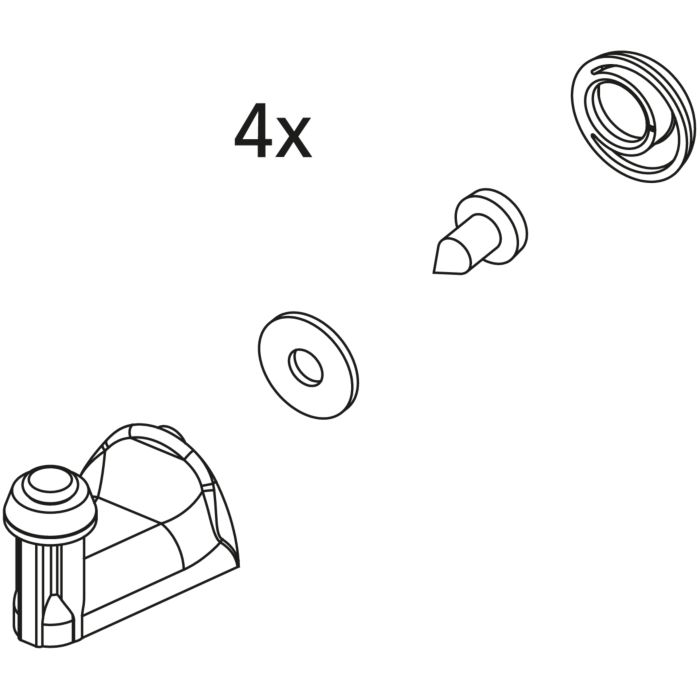 Kermi Ibiza 2000 Fuhrungshaken 2533895 I2r Fur Viertelkreis
