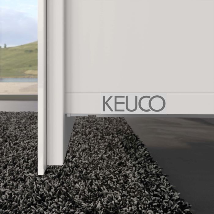 Keuco XLine vanity unit 33153300000 matt white decor, clear white