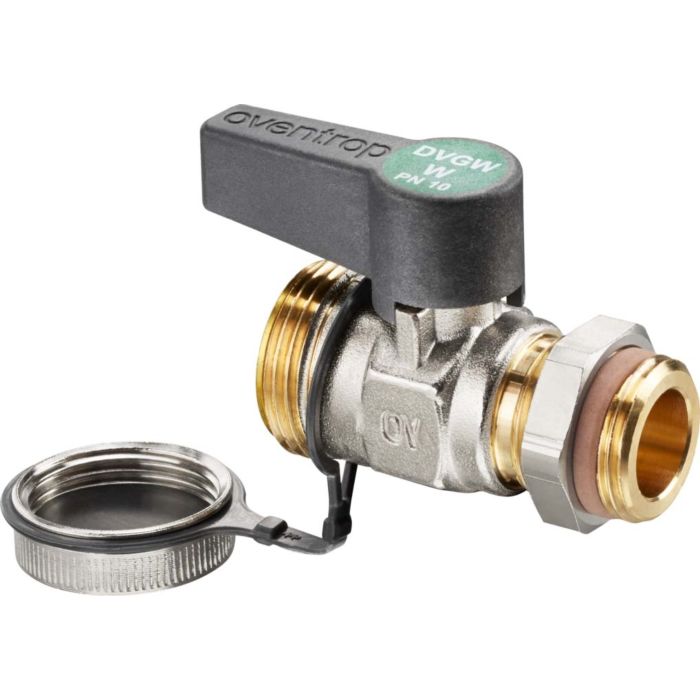 Oventrop KFE-Kugelhahn Optiflex 1033152 DN 15, 1/2\" AG, fur Trinkwasser