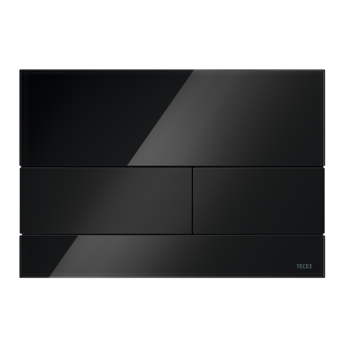 TECE TECEsquaresquare TECE plate 9240809 glass black, buttons