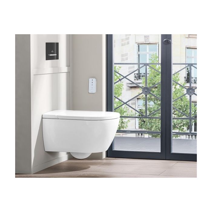Villeroy & Boch ViClean I100 Dusch-WC V0E100R1 weiß mit Ceramicplus ...