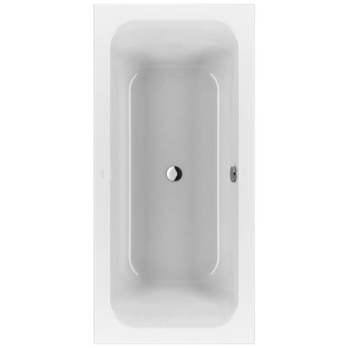 Promoten boter Slechte factor Villeroy & Boch Loop & Friends bathtub BA199LFS2V01 Square Duo, 190 x 90  cm, rectangular, white