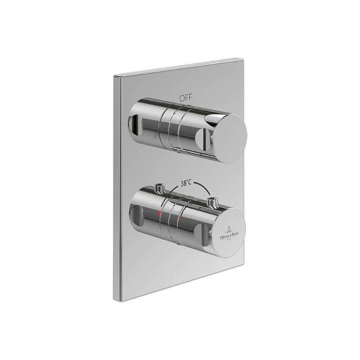 Villeroy & Boch Universal Taps & Fittings Douchethermostaat Voor Douche Rond Mat Zwart