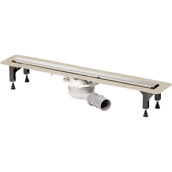 Viega douche Advantix 753191 1200 mm, acier inoxydable, avec pivot DN40
