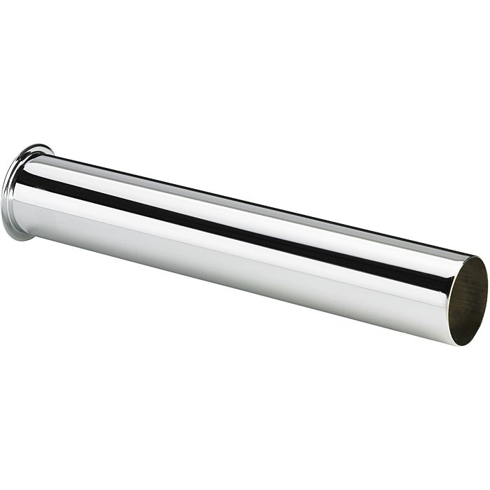 Viega tube plongeant tube d'évacuation pour siphon de lavabo 102203 DN 32 x  300 mm, droit, chromé, bord à bride, tube réglable