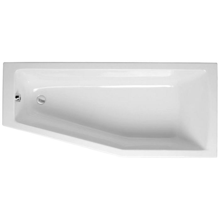 Vitra Integra spacesaving bathtub 52770001000 170 x 75/50 cm, left corner, white, builtin version