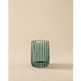 Cosmic Lido Stand-Zahnbürstenhalter WJC213A0051420 75 x 75 x 100 mm, Glas, smoke green