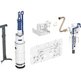 Kit de Geberit pour chasse double 240515005 avec robinet de remplissage type 383, pour réservoir encastré type 110.800 (1988-1997)