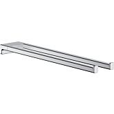 hansgrohe AddStoris towel holder 41770000 length 445mm, two arms, wall mounting, metal, chrome