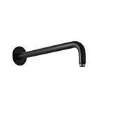 Herzbach Deep Black wall bracket 23.960350. 2000 .12 350 mm, for rain shower, matt black