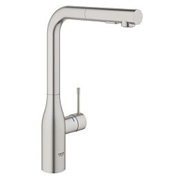 Grohe Essence Kitchen Faucet 30270dc0 Supersteel With Pull Out Spray