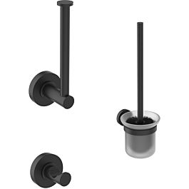 Ideal Standard accessories package A9246XG Silk Papierrollenhalter , hook, WC brush