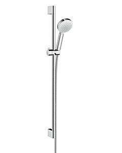 hansgrohe Crometta 100 Vario shower set 26657400 white-chrome, 90 cm shower Unica Croma