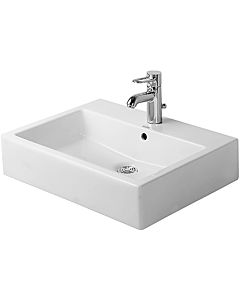 Duravit Vero lavabo 0454600027 60 x 47 cm, blanc, poli, avec trou pour robinetterie