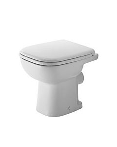 Duravit D-Code Stand Tiefspül WC 2108092000 weiss, HygieneGlaze, Abgang waagerecht