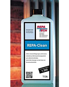 Nettoyant de chauffage Repa-Tech REPACLEAN pour tous les chauffages, bidon 2000 litre, pour éliminer la rouille et le calcaire