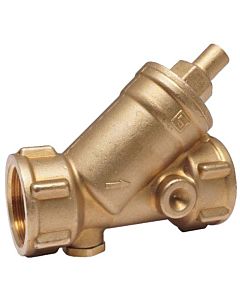 Aalberts SEPP DIN basis angle seat non-return valve 0201034 DN 50 x Rp 2, IG on both sides, without draining, brass