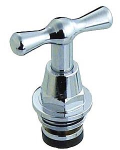 Aalberts Sepp T-handle upper part 0001411 DN 15, chrome-plated brass