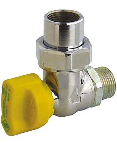 Aalberts SEPP gas gas angle ball valve 0029485 DN 25, R 2000 x Rp 2000 , chrome-plated brass