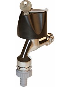 Seppelfricke Sepp fitting combination 0049834 DN 15, chrome-plated brass, pipe aerator, backflow preventer, hose screw connection