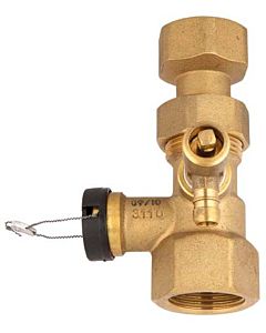 Afriso cap valve 77934 G 2000 x 2000 , with drain tap