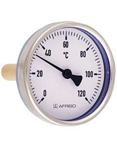 Afriso bimétal- Thermometer 63813 1930 / 120 ° C, 100mm, boîtier-d = 100mm