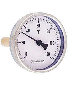 Afriso Bimetall-Thermometer 63813 0/120 °C, 100mm, Gehäuse-d= 100mm