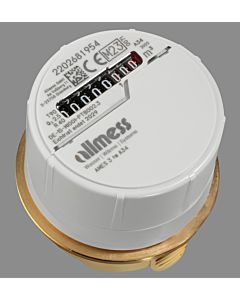 Allmess replacement water meter 0203932206 3 +m A34, Q 2.5 m3/h, DN 15