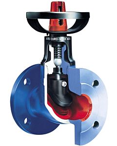 ARI Euro-Wedi flange shut-off valve 100700032-10 DN 32, PN 6 up to 120 degrees C, maintenance-free