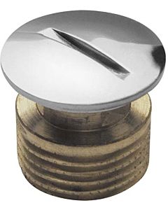 ASW Stedo blind plug 184312 2000 /2&quot;, chrome-plated brass